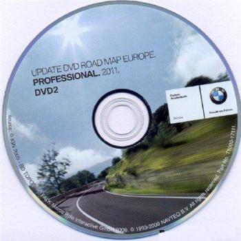 BMW Road Map Europe Professional 2011
